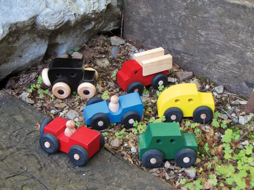 maple landmarke mites wooden car toys