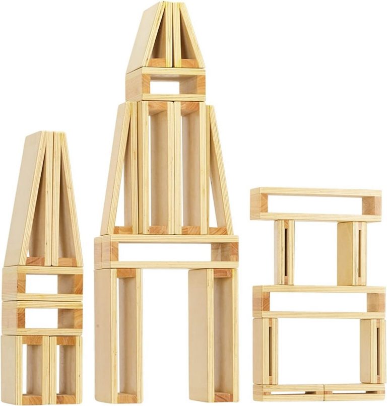 Oversized Hallow Wooden Block Set Stacked Into Three Towers 768x806 