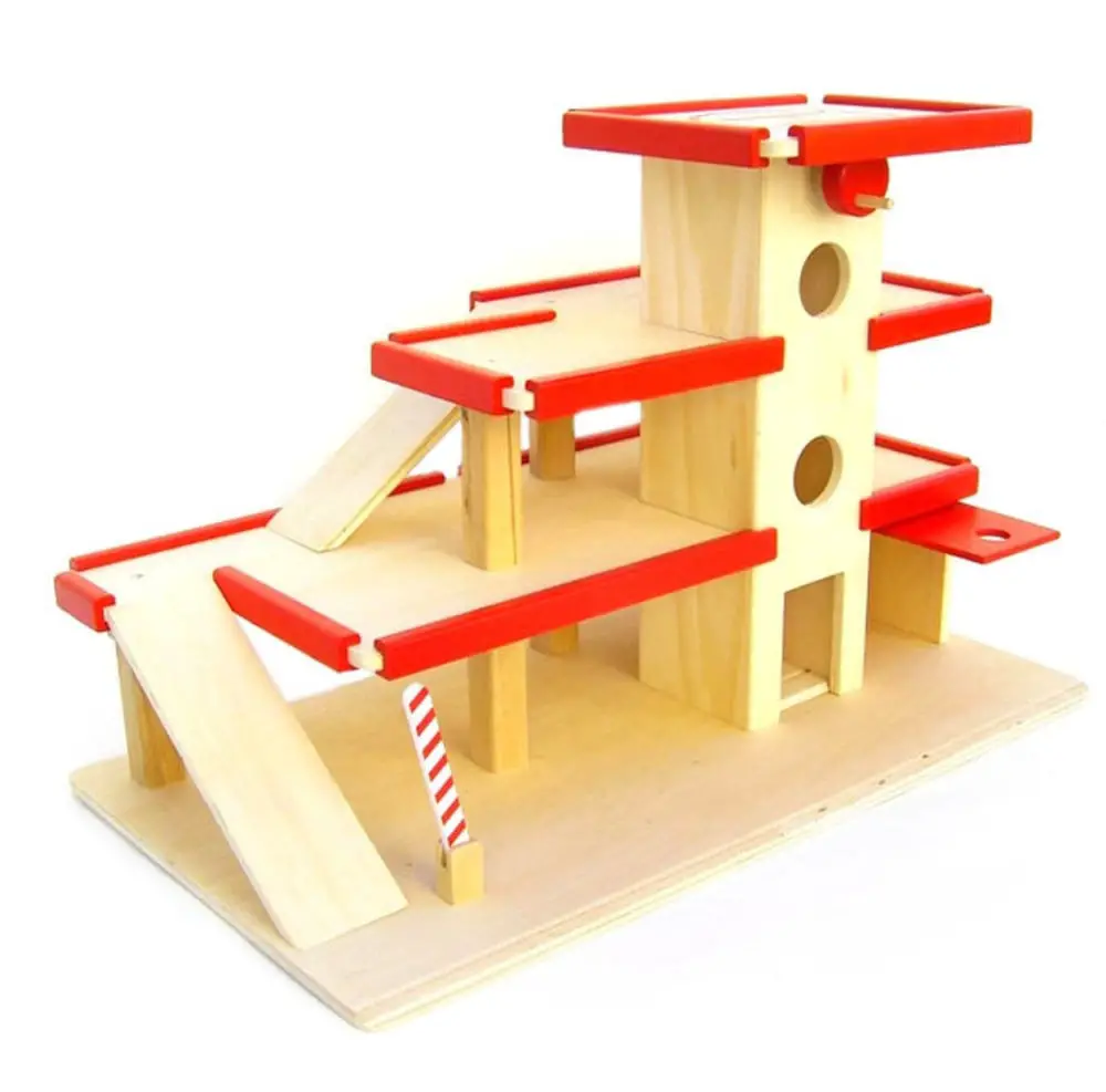 Estia Holzspiel Design brand German handmade wooden garage toy.