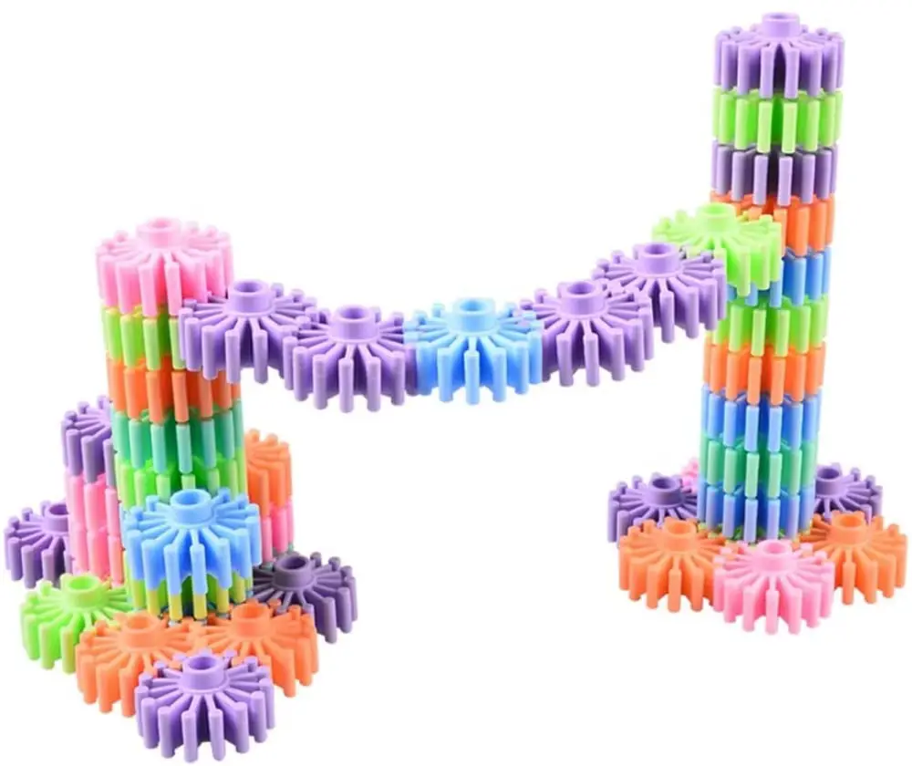 HappyMaty plastic interlocking building blocks.