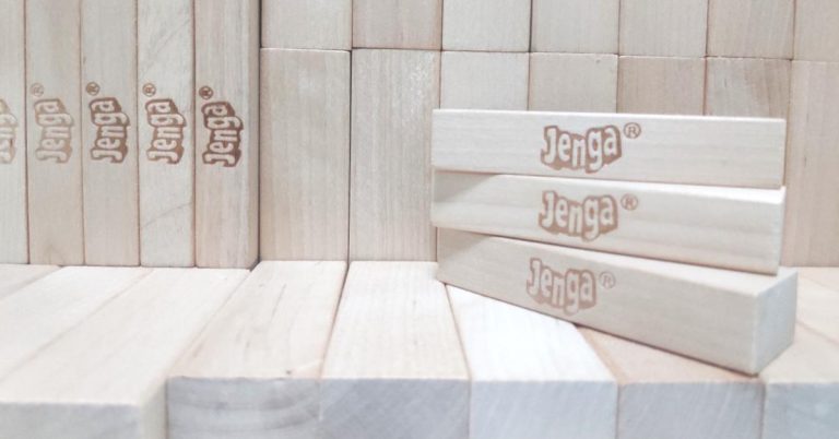 What wood are Jenga blocks made of?