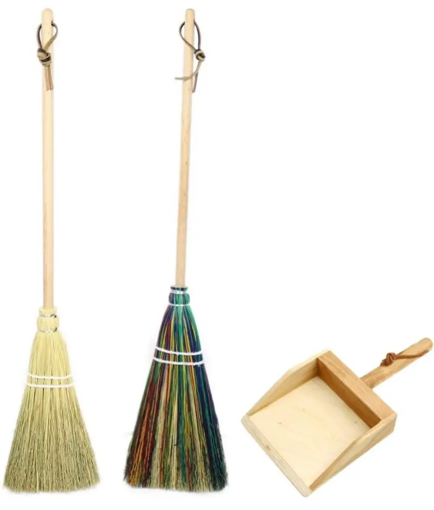 kid sized broom and dustpan