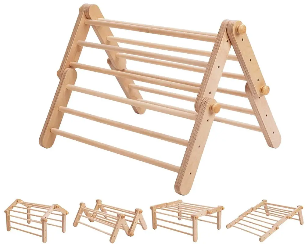 Best Indoor Wooden Climbing Toys For Toddlers Oddblocks