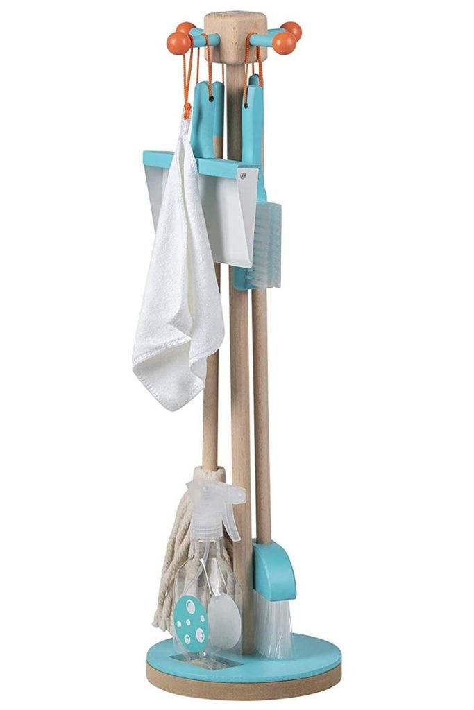 Moover Wooden Broom Dustpan And Mop Toy Set