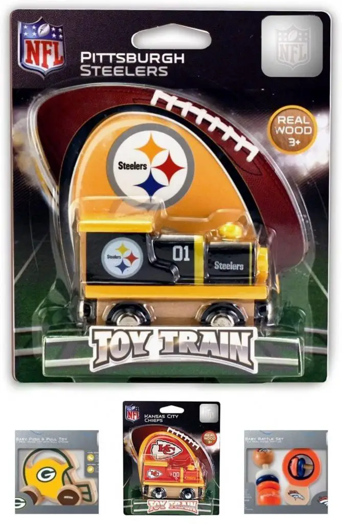 NFL Wooden Push And Pull Toys By Masterpieces Brand