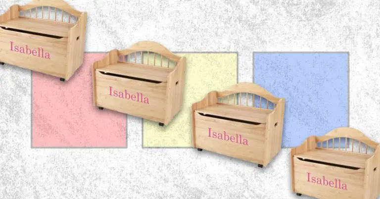 Best Personalized Wooden Toy Boxes