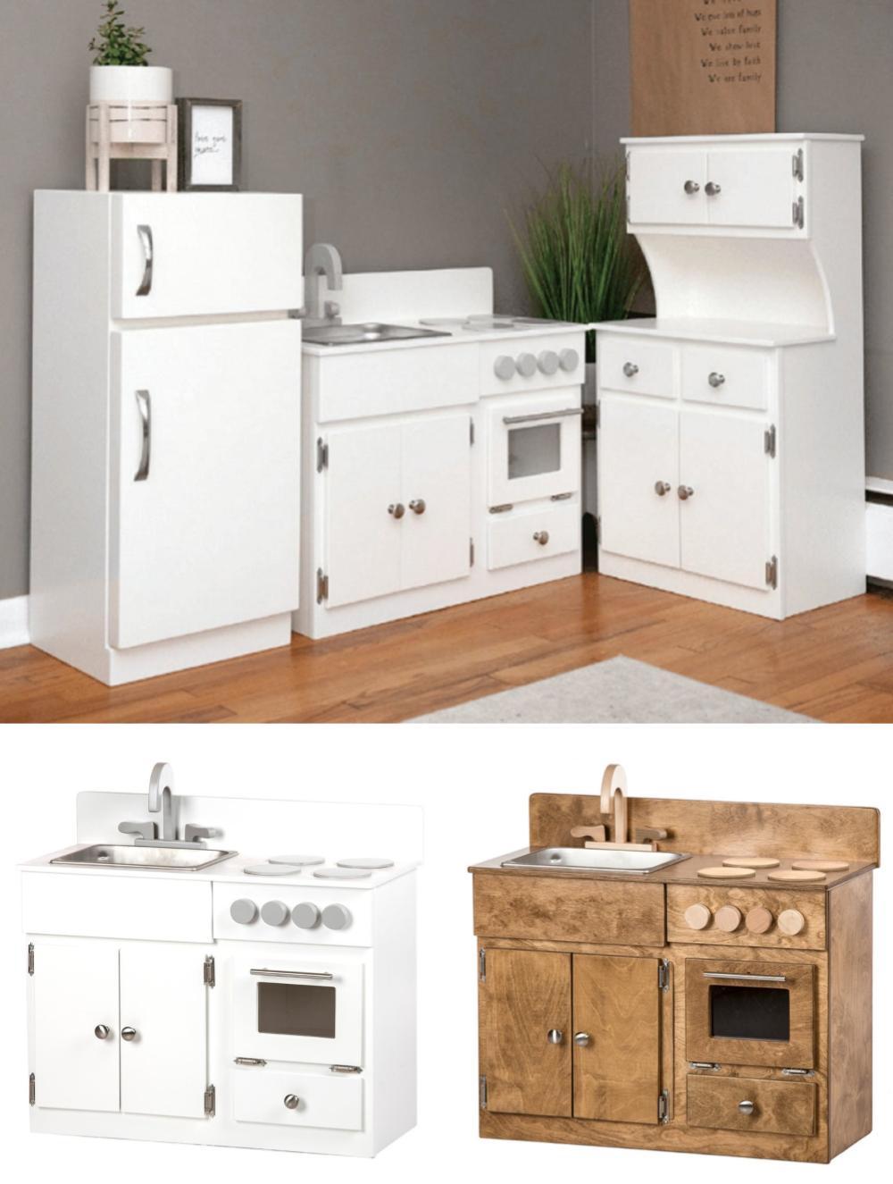 solid wood play kitchens