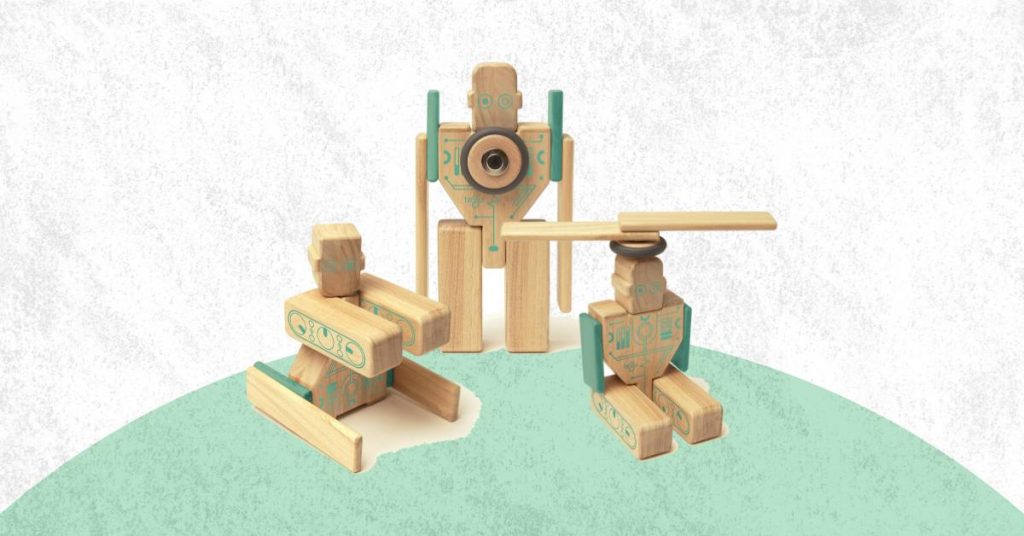 best wooden toddler robot toys