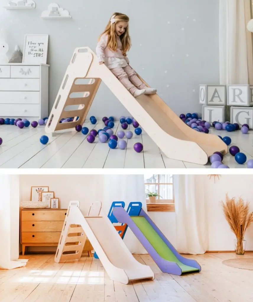 Ezplay Indoor Wooden Playground Slide