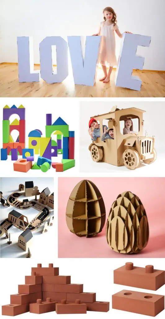Giant Cardboard Blocks Alternatives
