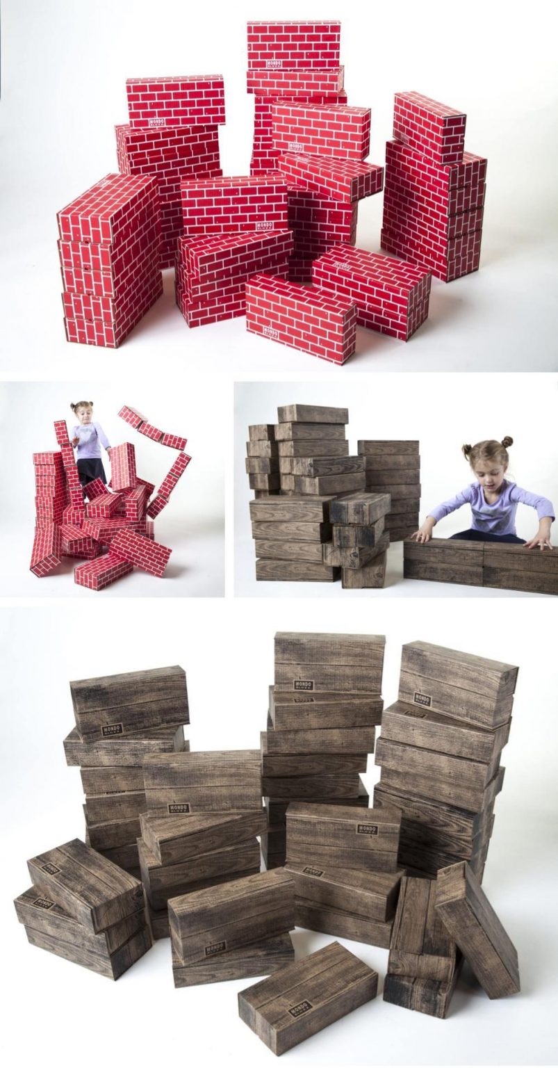 childrens cardboard blocks
