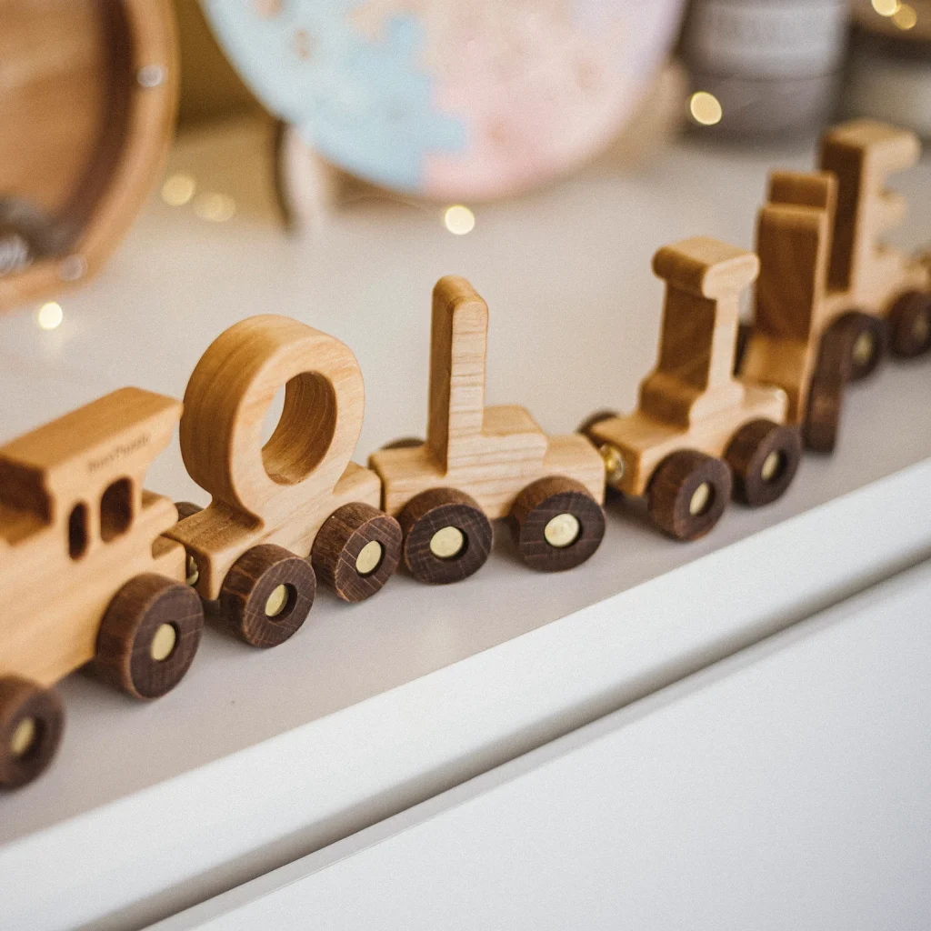 Busy Puzzle Custom Letters Train Toy