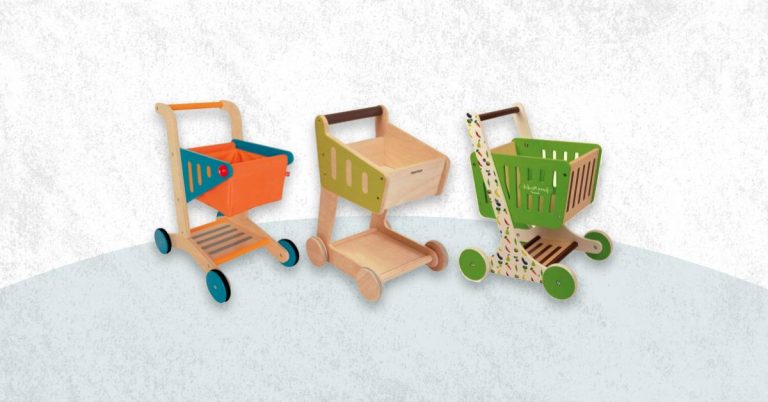 Best Wooden Grocery Cart For Toddler And Baby