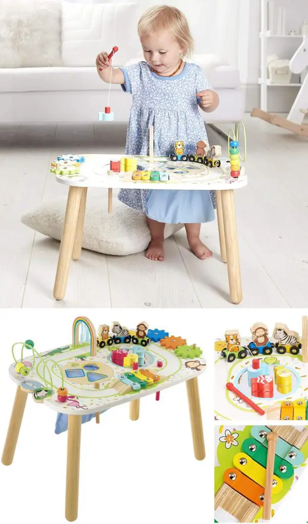 Early Learning Centre Toddler Activity Table Train Xylophone Fishing Game