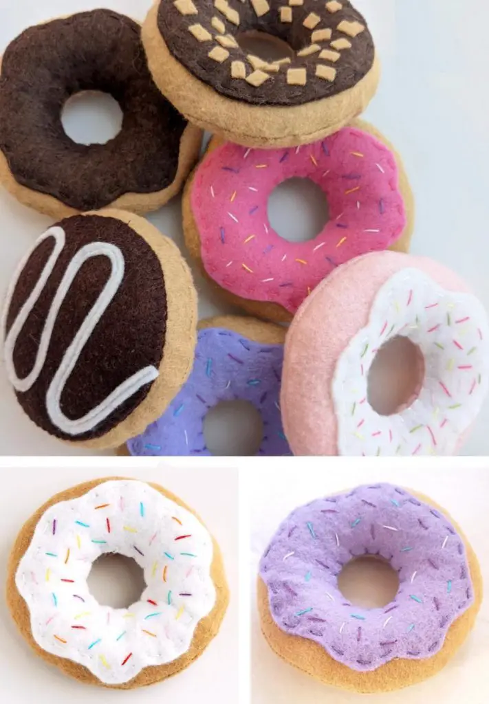 Diane Rae Creations Felt Food Donuts For Kids Bakery Pretend Play