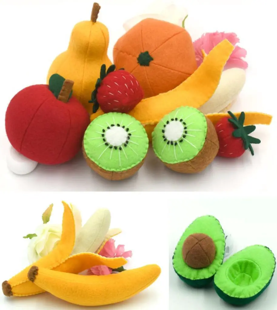 Little Felt Foodie Felt Play Fruit Plush Toy