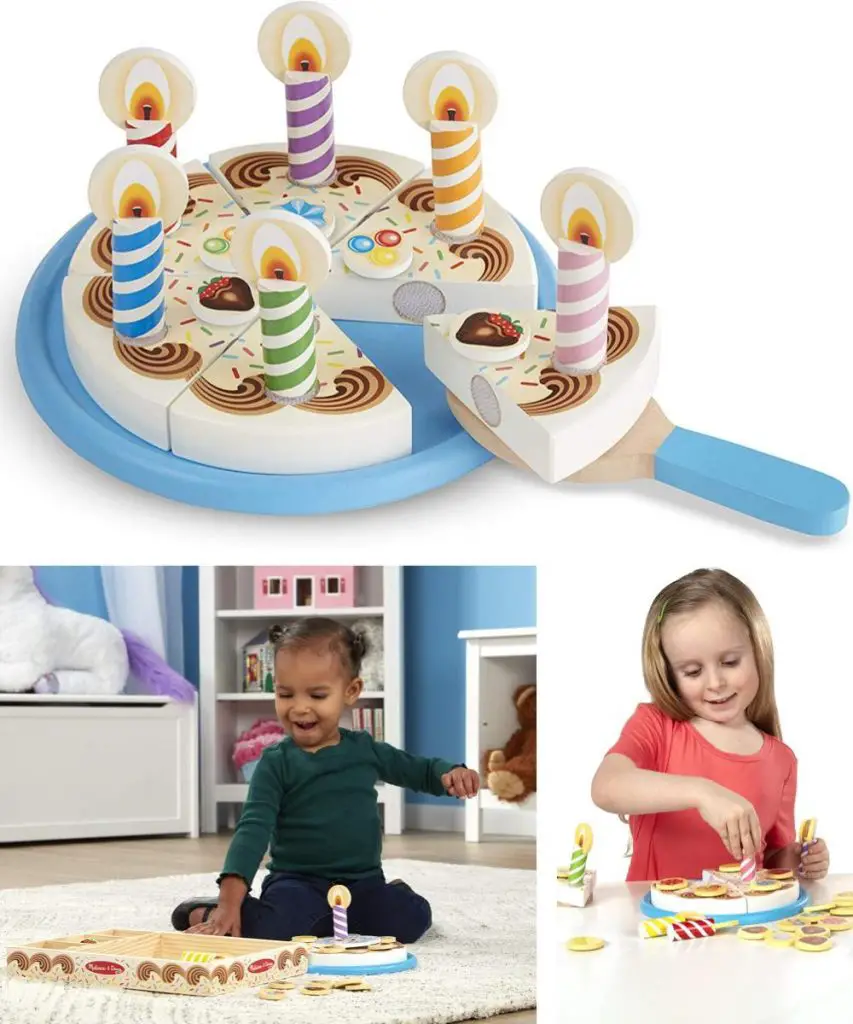 Melissa And Doug Wooden Birthday Party Cake