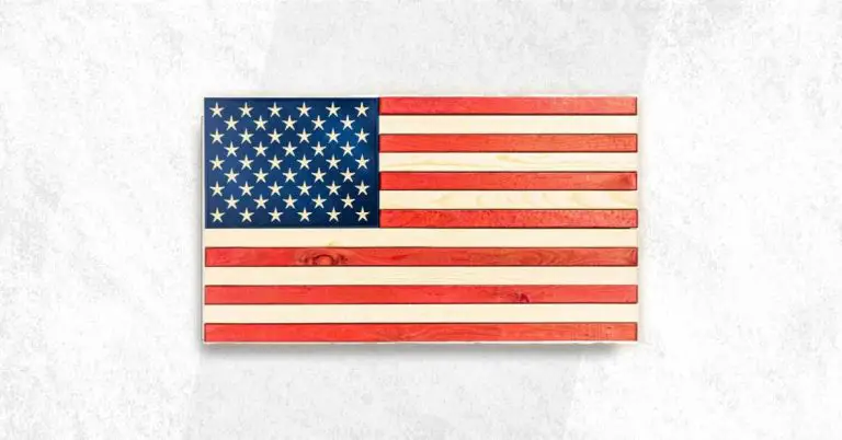 best wooden american flag wall art decor for kids and families