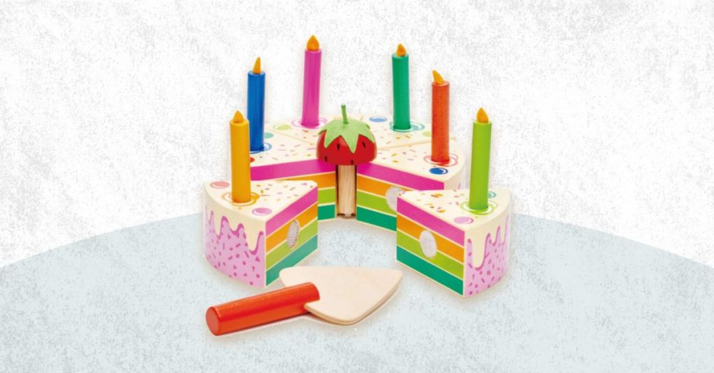 best wooden birthday cake for toddlers and kids