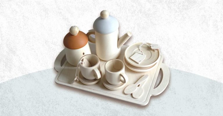 best wooden tea set for toddlers and kids