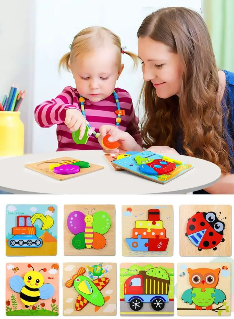 xpcare budget friendly toddler wood puzzles 10 pack