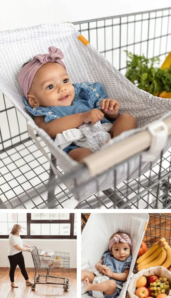 binxy baby shopping cart hammock when running errands