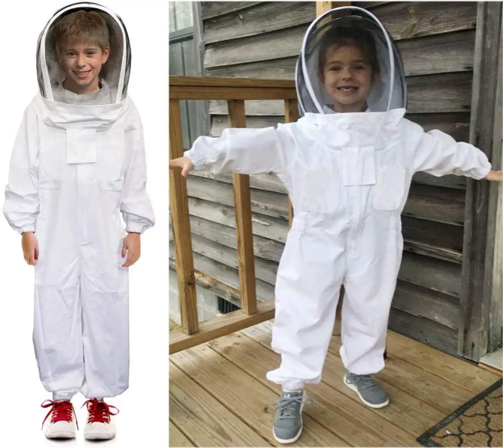 luwint kids full body beekeeping suit ventilated cotton