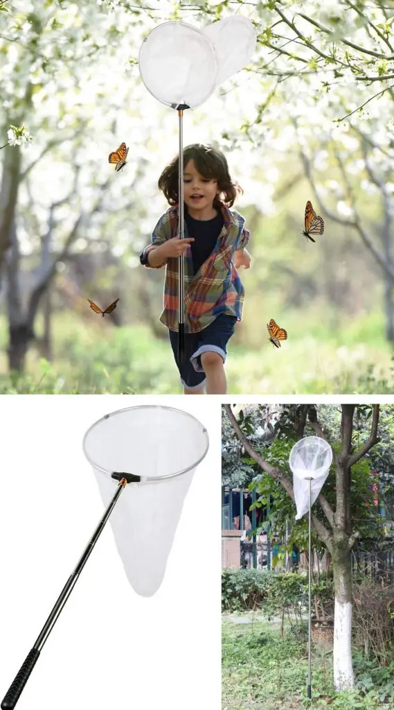 restcloud professional extendable insect and butterfly net