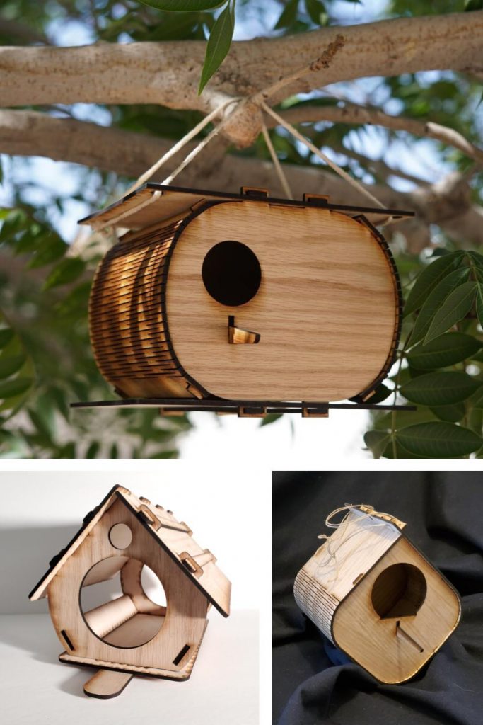 tu arte environmental contemporary birdhouse diy sets