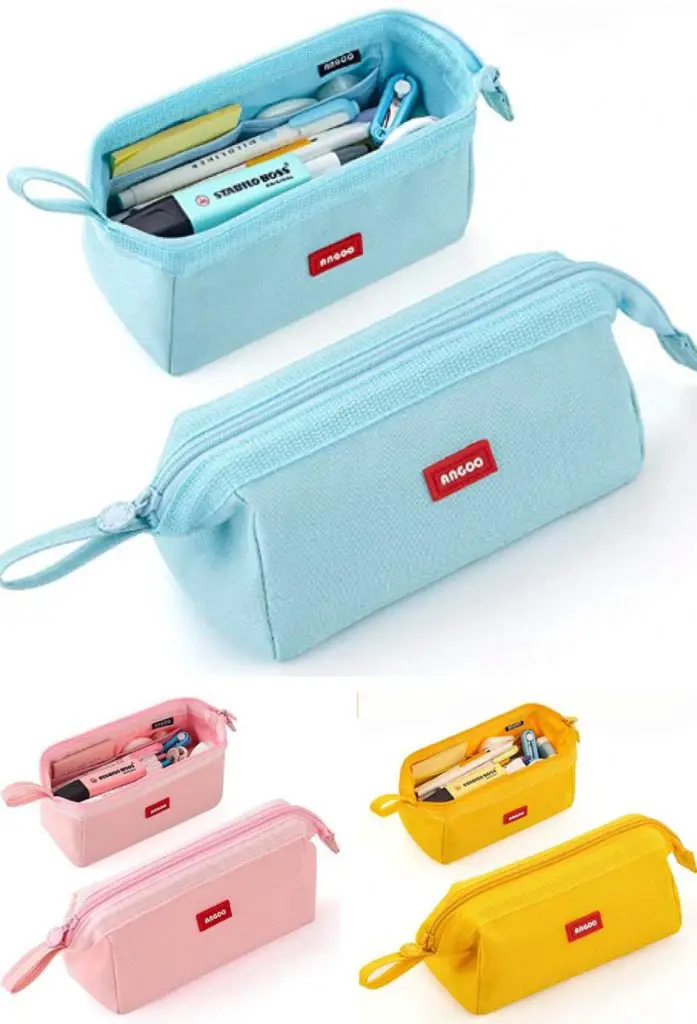 cicimelon contemporary colors easy zip pencil case for all ages