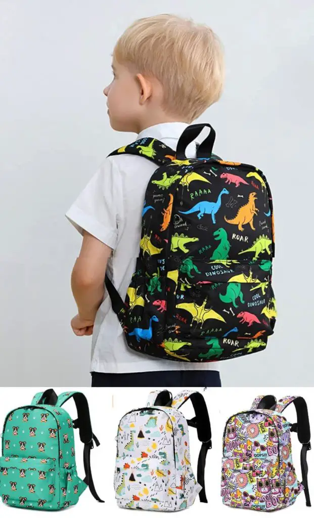 ecodudo pop culture patterns polyester water resistant little kids backpack