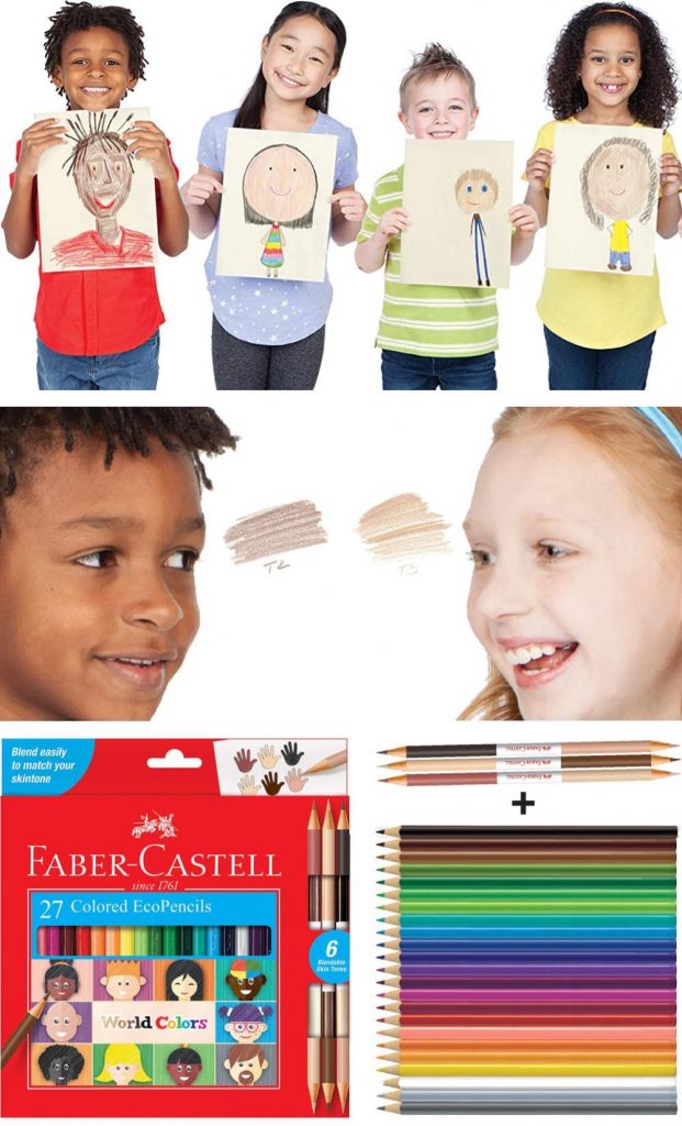 faber castell world colors ecopencils diversity colored pencils for kids 27 count