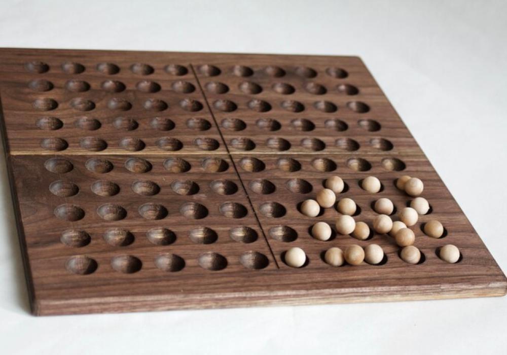 from jennifer minimalist 100 ball counting board
