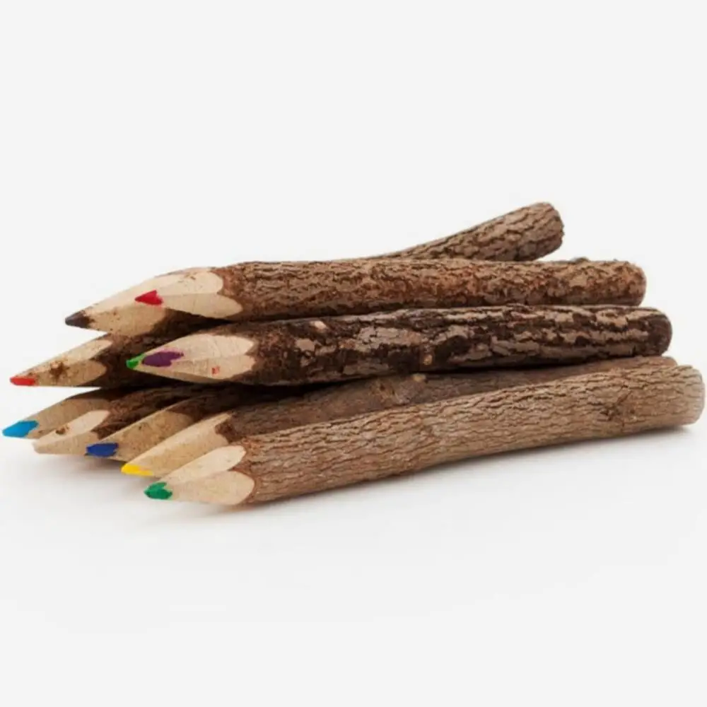 party pieces co eco friendly natural branch twig pencil pack