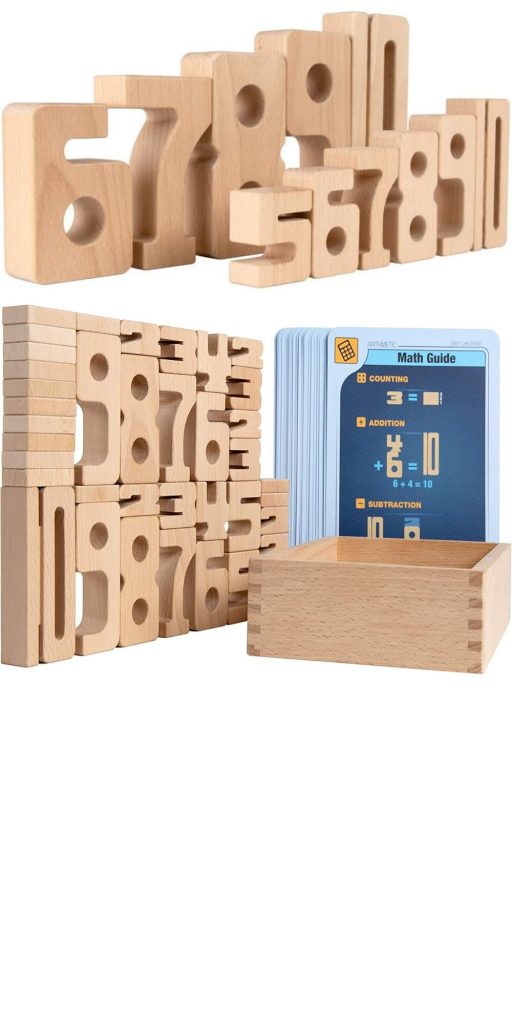 sumblox 3d number building blocks hands on preschool numerals stacking kit