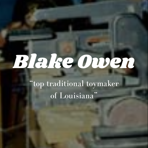 louisiana top wooden toy maker black owen