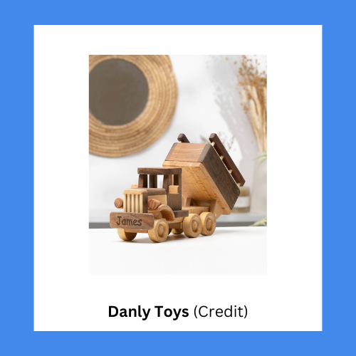Danly Toys Hardwood Dump Truck Heirloom Toy
