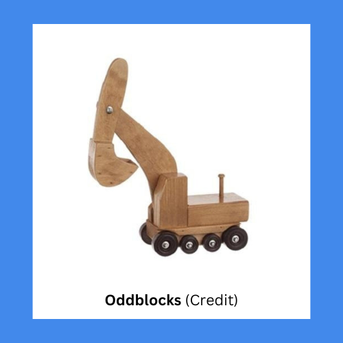 Lapp's Toys Heirloom Quality Wooden Excavator Toy