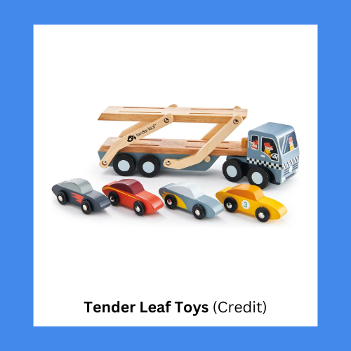 Tender Leaf Toys Wooden Car Transporter