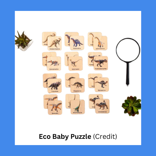 Eco Baby Puzzle Montessori Memory Puzzle