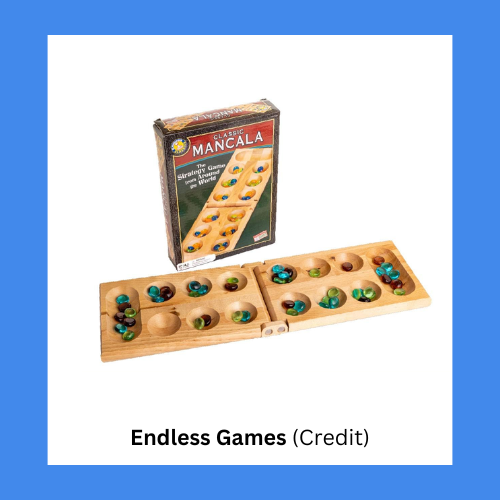 Endless Games Classic Wooden Mancala Board Game