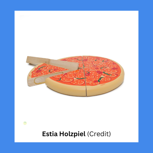 Estia Holzpiel Wooden Pretend Play Pizza