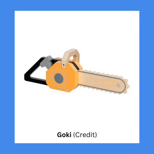 Goki Wooden Chainsaw Toy With Sounds