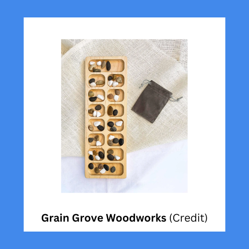 Grain Grove Woodworks Handmade Mancala Set