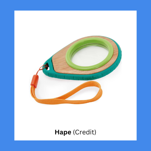 Hape Bamboo And Plant Plastic Magnifying Glass
