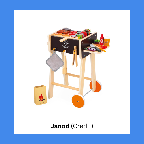 Janod Imitation Wooden Grill Playset