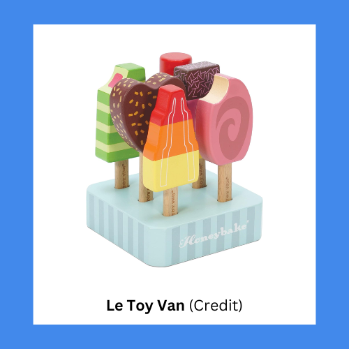 Le Toy Van Designer Wooden Ice Cream Playset