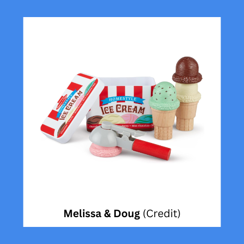 Melissa & Doug Ice Cream Magnetic Cones & Scoops