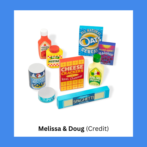 Melissa & Doug Wooden Pantry Food Playset