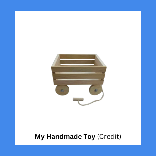 My Handmade Toy Simple Wooden Kids Wagon